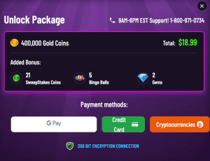 Ding Ding Ding 18.99 package options