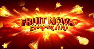 Logo for Fruit Super Nova, an online slot from Evoplay.