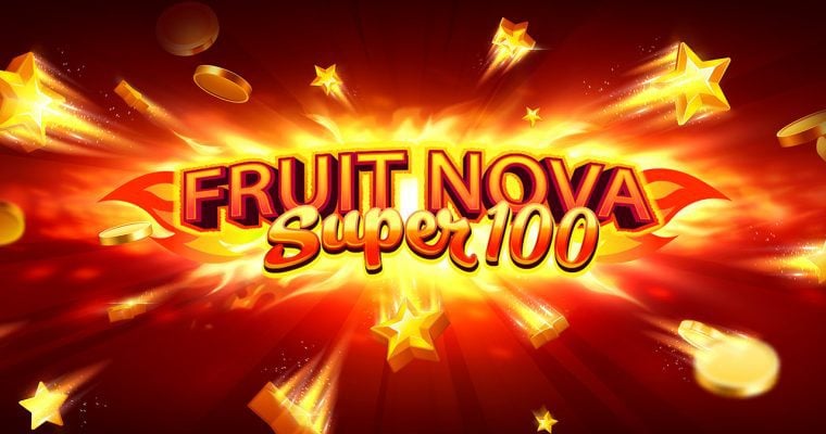 Logo for Fruit Super Nova, an online slot from Evoplay.