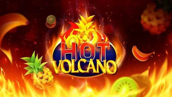 Logo for Hot Volcano, an online slot from Evoplay