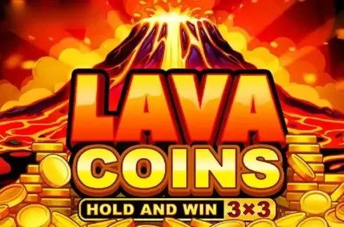 Logo for Lava Coins Hold and Win 3x3, an online slot from 3 Oaks Gaming