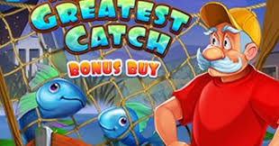 Logo for The Greatest Catch Bonus Buy, an online slot by Evoplay