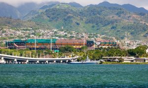 an outlook of aloha stadium in hawaii