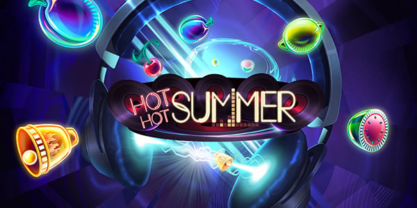 Logo for Hot Hot Summer, an online slot from Habanero