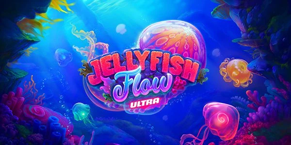 Logo for Jellyfish Flow, an online slot game from Habanero Systems