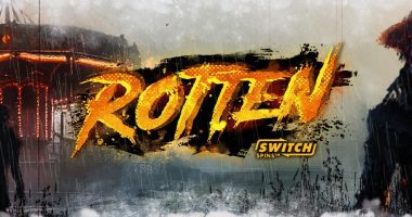 Logo for Rotten, an online slot from Hacksaw Gaming