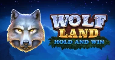 Logo for Wolf Land Hold and Win, an online slot from Playson