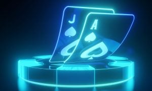 Electronic Poker Chip Cards Texas Hold'em Hand Ace Jack Spades