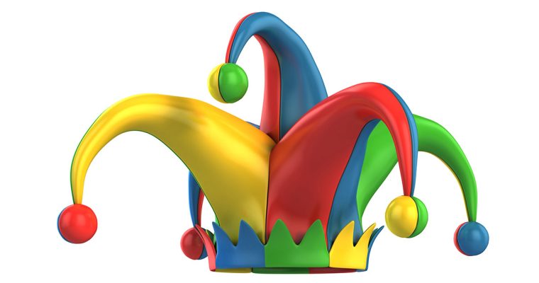 Colorful Jester's cap Joker High slot game