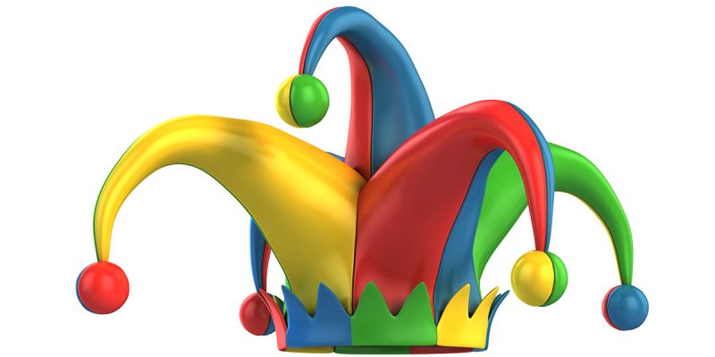 Colorful Jester's cap Joker High slot game