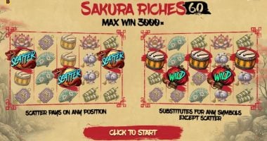 Sakura Riches 60 slot