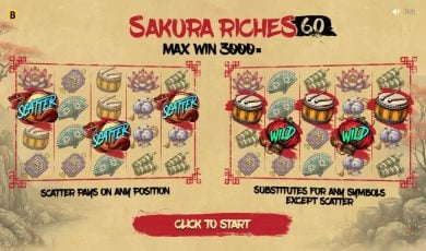 Sakura Riches 60 slot
