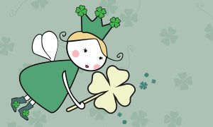 Shamrock Fairy Princess Irish Luck Magic