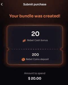 buy 200 Rebet Coins