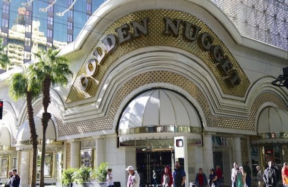 Golden Nugget casino Las Vegas street view