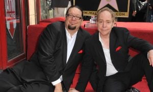 Penn & teller on the Hollywood Walk of Fame