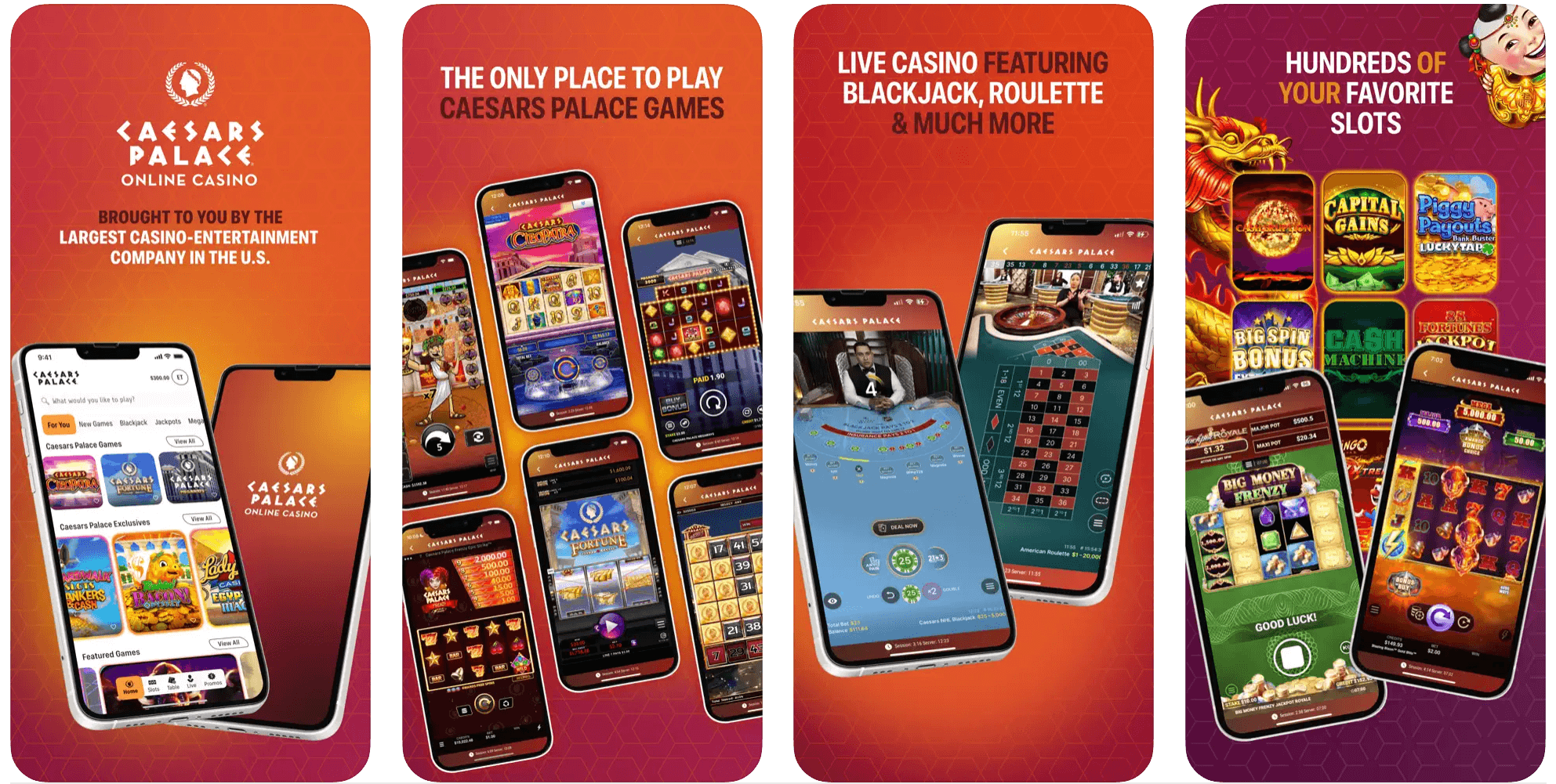 Caesars Palace Online Casino Features