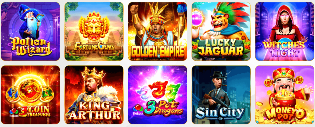 Casino games at Horseplay Casino