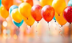 Colorful Poppable Helium Party Balloons