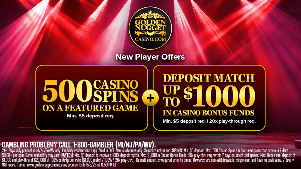 Golden Nugget Casino new sign-up bonus