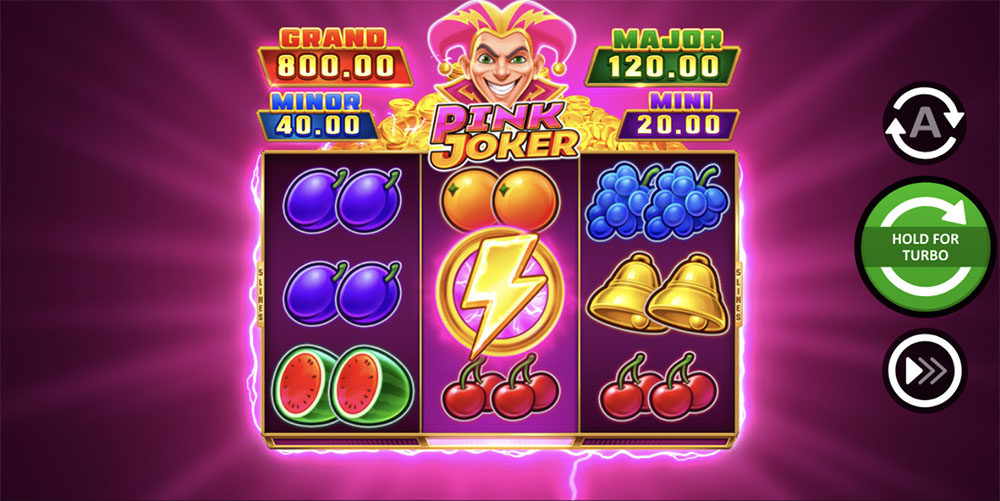 Pink Joker Slot Gameplay Screenshot