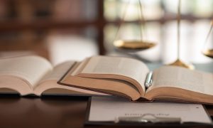 books on table