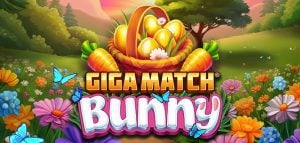 Logo for Giga Match Bunny, an online slot from Ruby Play