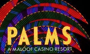 the sign at the palms casino resort in las vegas