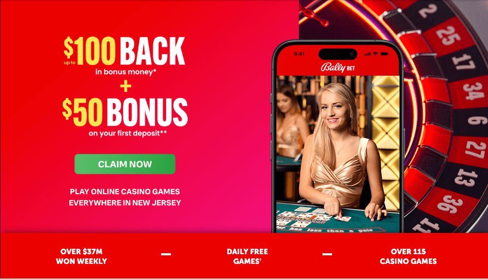 Bally Casino $150 signup bonus