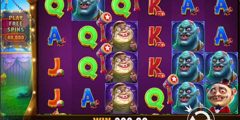 Pragmatic Play’s Zombie Carnival blends creepy circus vibes with plunky music and zombified clowns, carnies, and critters. With a 4x6 layout, players can win up to 5,000x, especially when Roaming Wilds land and boost multipliers.