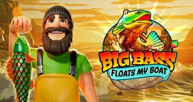 Logo for Big Bass Floats My Boat, an online slot from Pragmatic Play