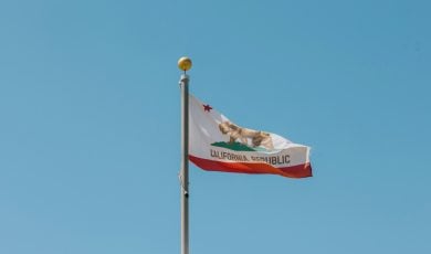 A picture of the California flag