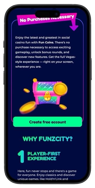 FunzCity no purchase necessary