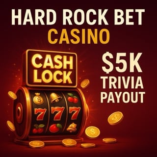Hard Rock Bet just dropped a new slot in New Jersey and made headlines by paying out $5,000 to trivia players after a Live Trivia glitch.