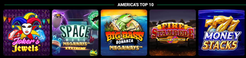 LoneStar America's Top 10 slots