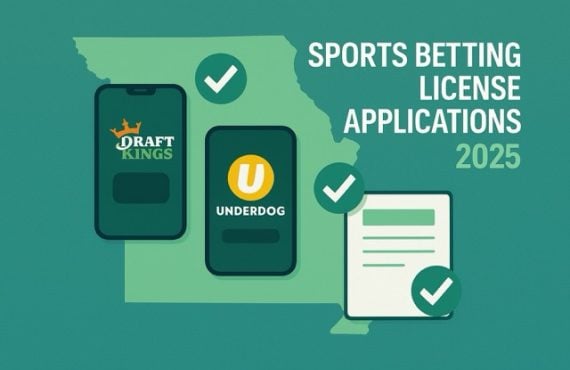 DraftKings and Underdog Fantasy are among five applicants for Missouri’s sports betting licenses. Learn who else is applying and what comes next for the Show Me State.