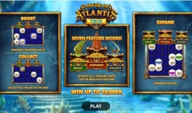 Power of Atlantis Trio Review: Chests, Coins, and a Whole Lot of Bubbles logo