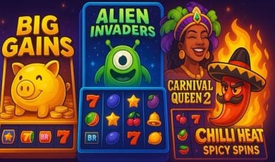 July didn’t mess around—this month’s slot drops delivered big wins, wild mechanics, and fan-favorite themes. From mythic drama to sitcom nostalgia and chili-fueled chaos, here are the 12 most exciting online slots released in July 2025.