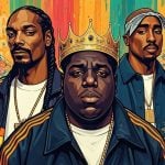 AI Generated Image of Snoop Dogg, Notorious BIG and Tupac