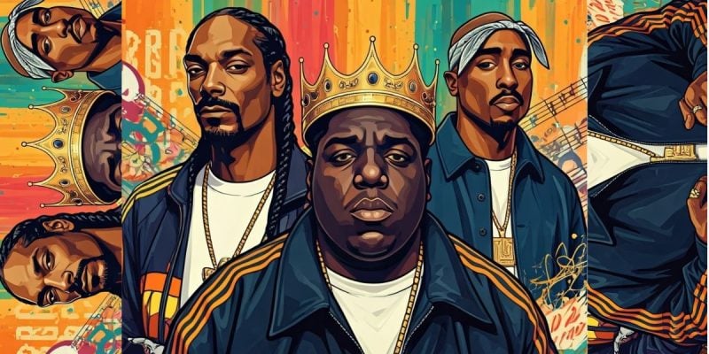 AI Generated Image of Snoop Dogg, Notorious BIG and Tupac