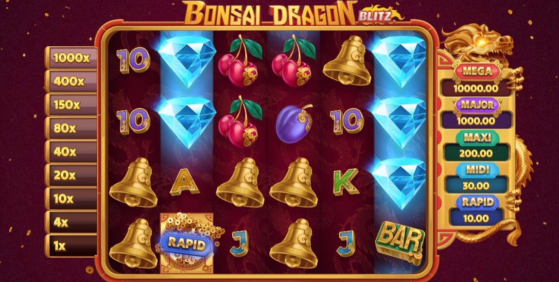 Bonzai Dragon Blitz at McLuck Casino