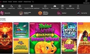 Borgata Online Casino main lobby