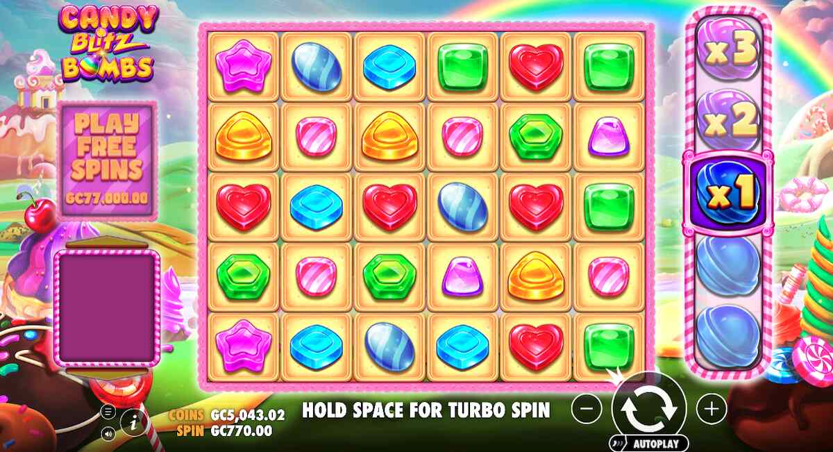 My first round of Candy Blitz Bombs at McLuck