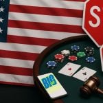 Casino Gaming Table With Mobile Phone Displaying BigWin Sweeps