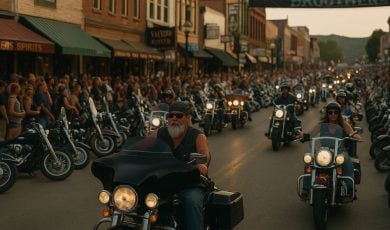 ChatGPT Generated Image of Sturgis Motorcycle Rally South Dakota