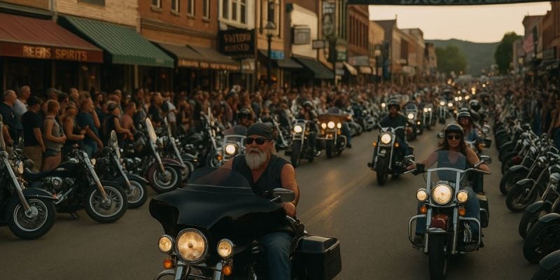 ChatGPT Generated Image of Sturgis Motorcycle Rally South Dakota