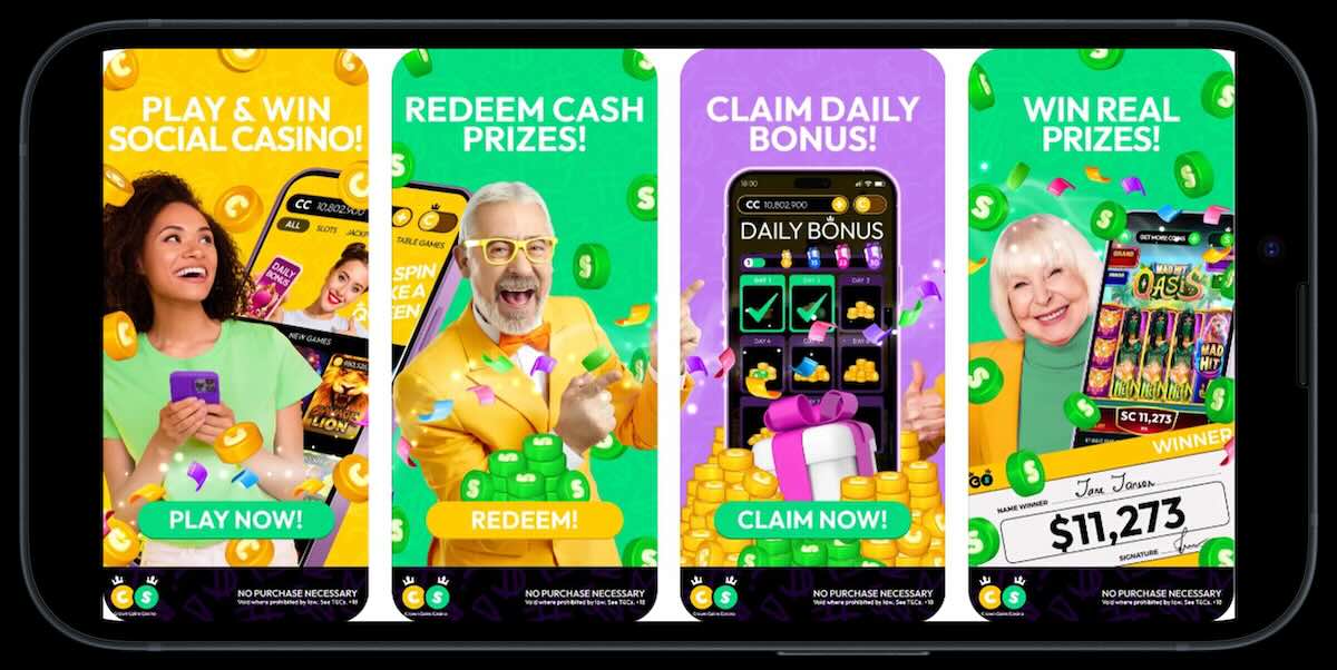 Crown Coins Casino iOS app visual
