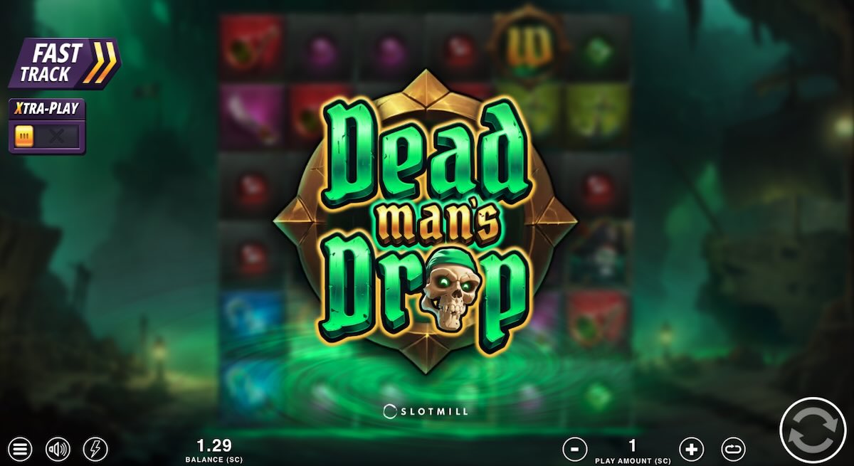 Dead Man's Drop homescreen for slot at McLuck Casino