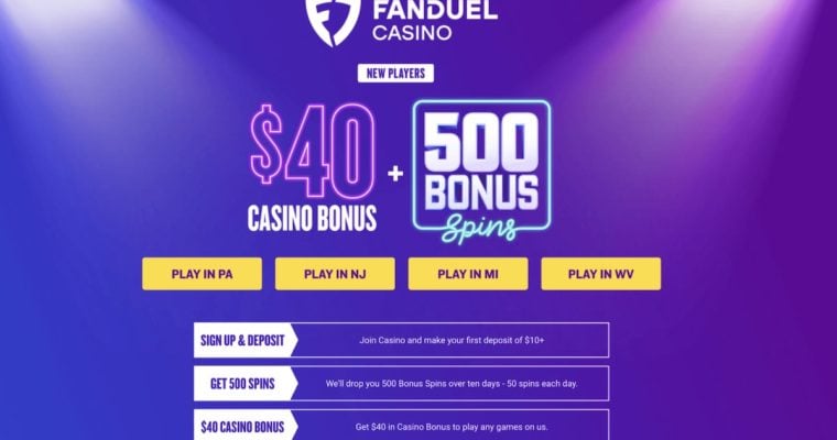 FanDuel Casino Bonus Offer for new customers