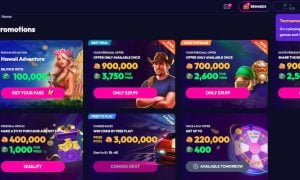 Coin purchase options in the Funrize Social Casino store